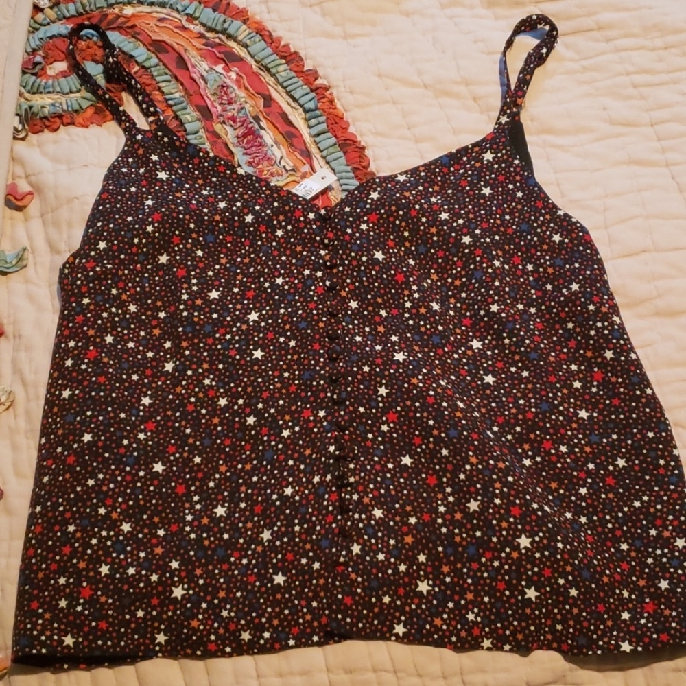 Madewell Spaghetti Strap Button Down Cami